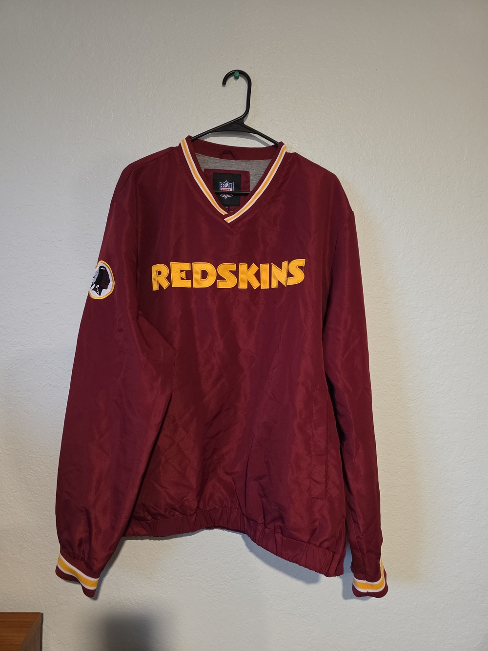 Vintage 90s Washington Redskins Windbreaker Pullover